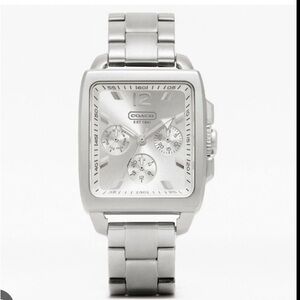 Coach watch silver